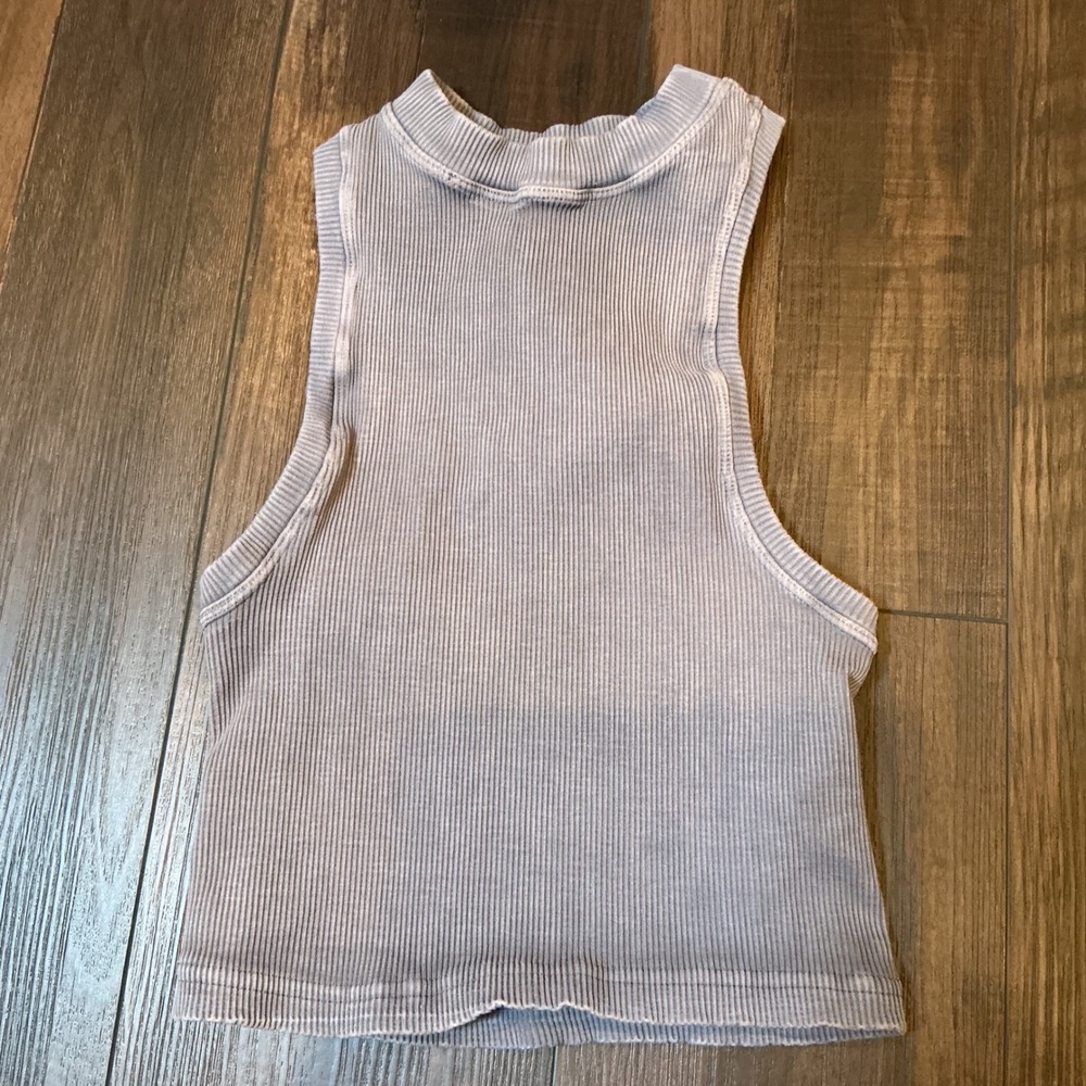 FP Movement by Free People Lilac Ribbed Tank Top